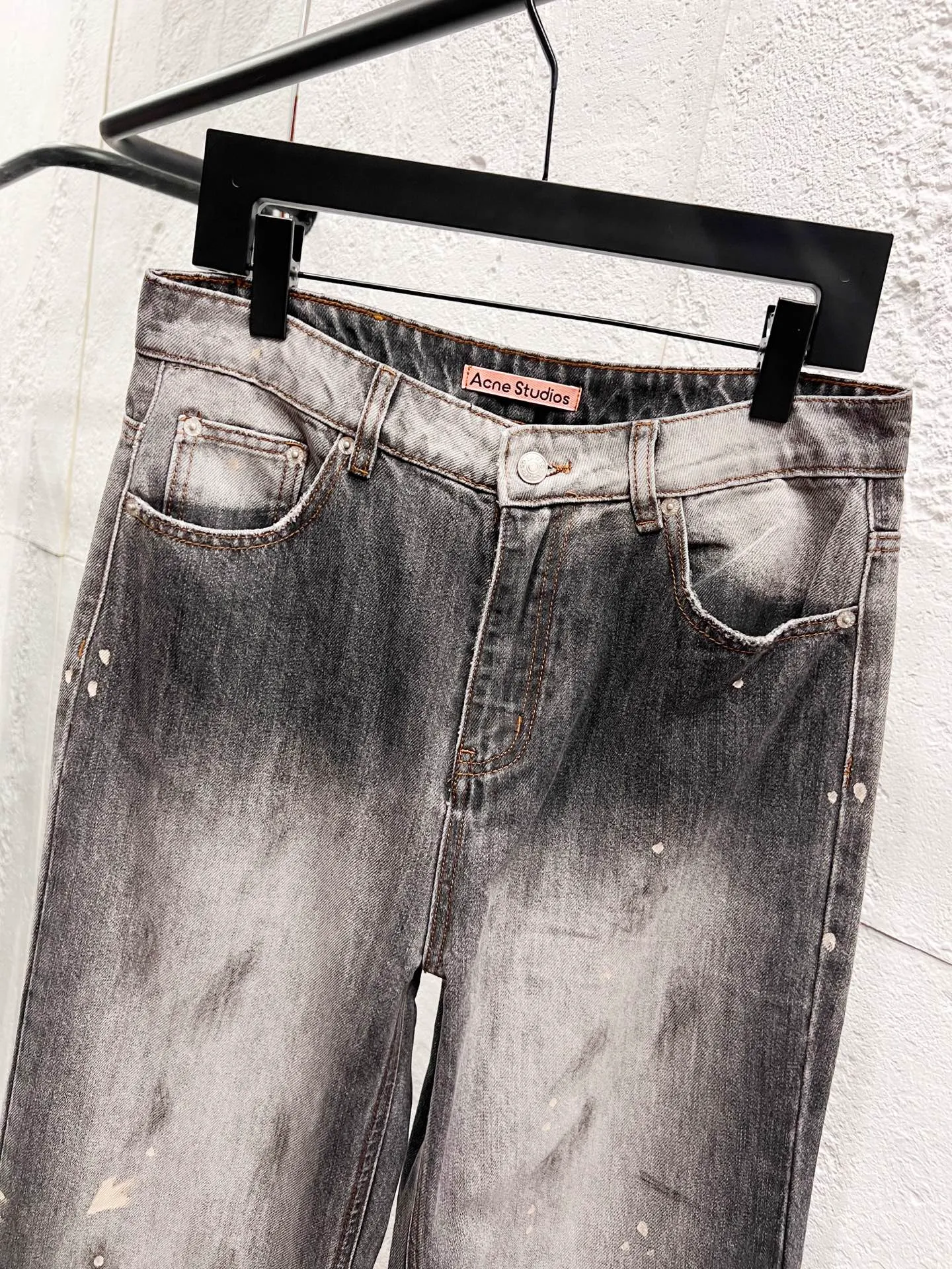 ：H Acne Studios SS 25 Same Style Quality ， ， ， ， ， ！ ， ， ！！！ Color： Gray Size：30、32、34、36